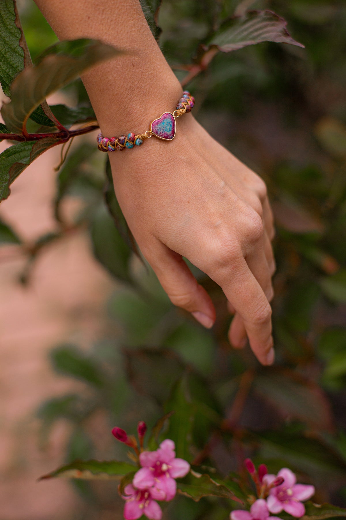 Love Band Jasper Bracelet - Amélie-Red-Nora Luxe
