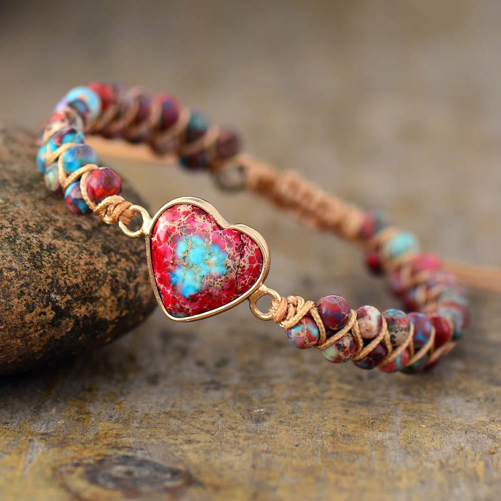 Love Band Jasper Bracelet - Amélie-Red-Nora Luxe