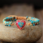 Love Band Jasper Bracelet - Amélie-Red-Nora Luxe